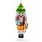 Bavarian Nutcracker with Beer Stein Blown Glass Christmas Ornament